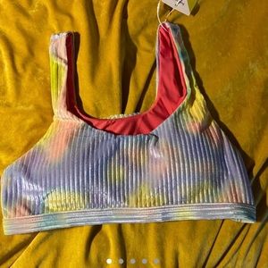 NEW Tie dye high waisted swim suit